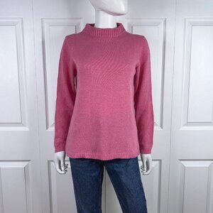 HEKLA&CO women's merino and cashmere pink sweater large